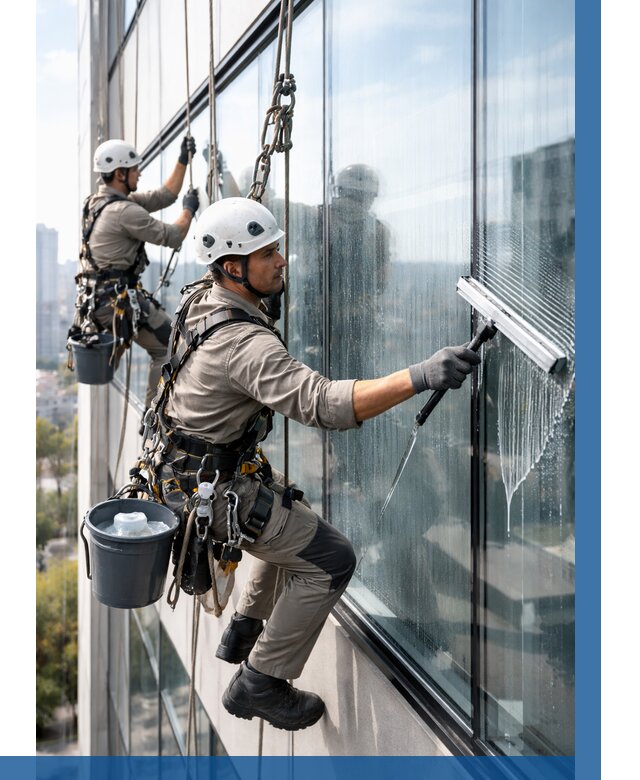 Мойка окон альпинистами в Тайшете от 4673 р. | ВЫСОТНИК-Тшт