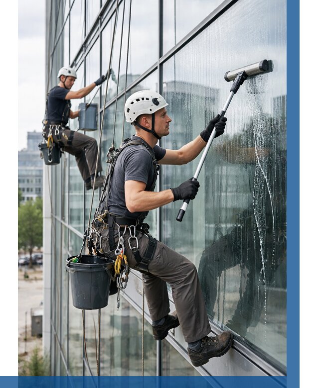 Мойка витражей альпинистами в Тайшете от 727 р. под ключ|ВЫСОТНИК-Тшт