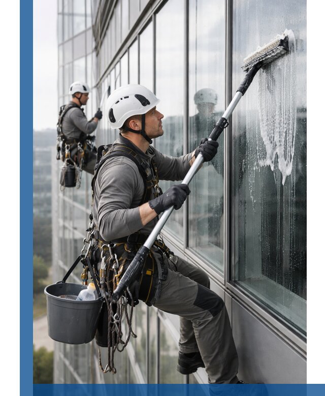 Высотная мойка сплошного остекления с выездом в Тайшете