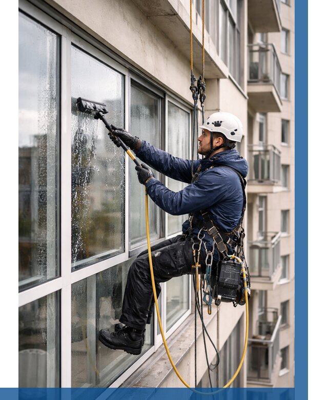 Мойка балконного остекления в Тайшете от 3635 р. | ВЫСОТНИК-Тшт