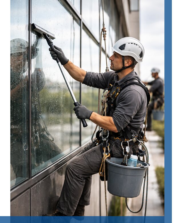 Мойка стеклянных фасадов в Тайшете от 208 р. | ВЫСОТНИК-Тшт