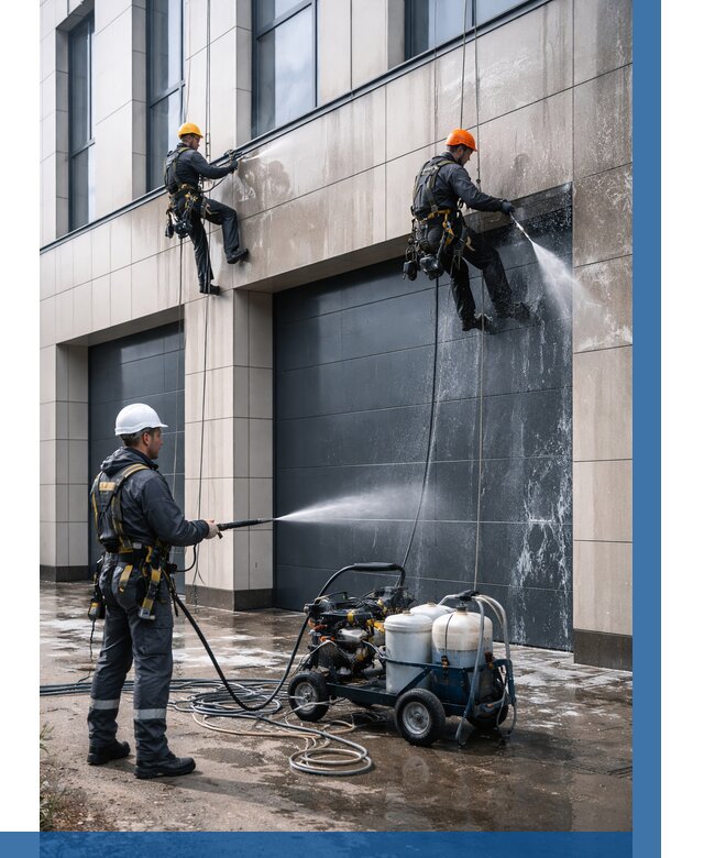 Послестроительная мойка фасада в Тайшете от 312 р. | ВЫСОТНИК-Тшт