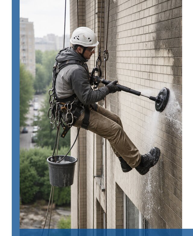 Очистка фасада от копоти в Тайшете профессионально и безопасно