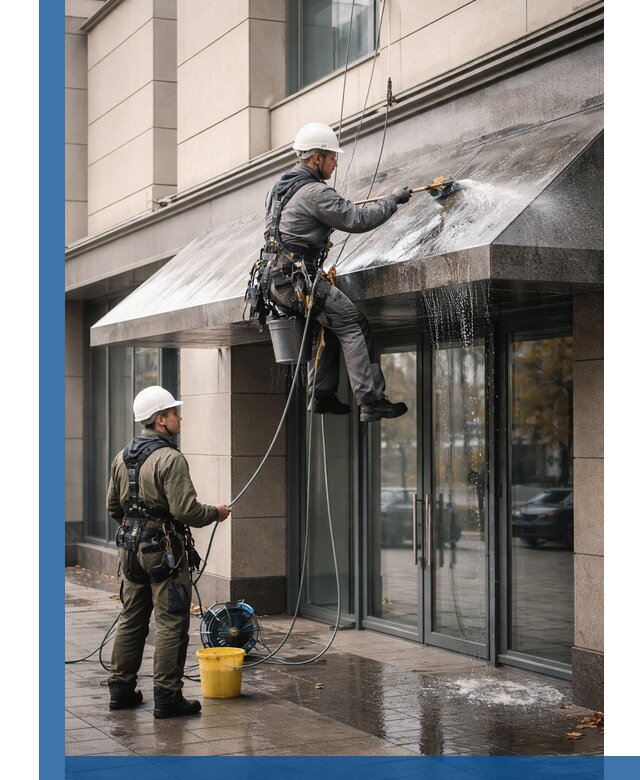 Профессиональная мойка козырьков и навесов в Тайшете