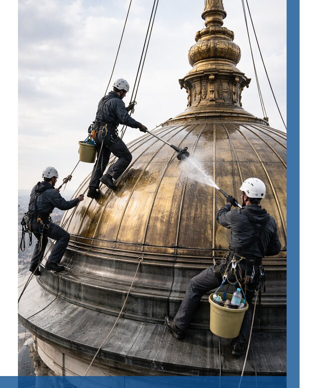 Мойка куполов и шпилей в Тайшете от 8308 р. - заказать | ВЫСОТНИК-Тшт