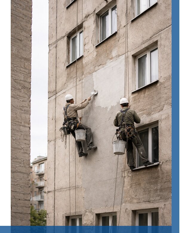 Косметический ремонт фасада в Тайшете от 1142 р. | ВЫСОТНИК-Тшт