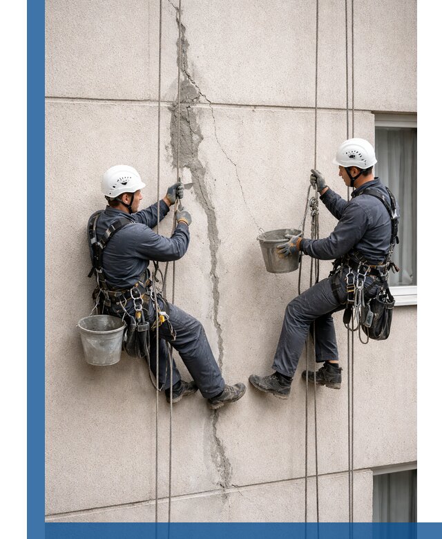 Заделка трещин на фасаде в Тайшете с гарантийным ремонтом