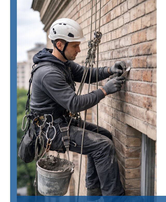 Качественный ремонт кирпичной кладки фасада в Тайшете с гарантией