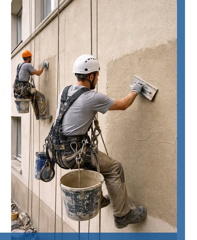 Декоративная штукатурка фасада в Тайшете от 1246 р. | ВЫСОТНИК-Тшт