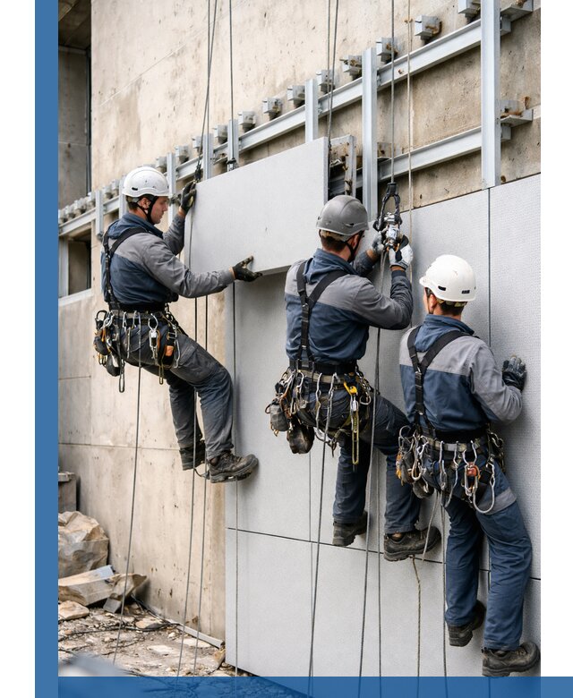 Монтаж вентилируемого фасада в Тайшете под ключ с гарантией качества