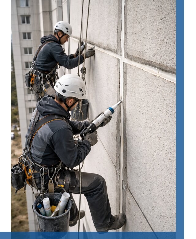 Герметизация межпанельных швов в Тайшете от 727 р. | ВЫСОТНИК-Тшт