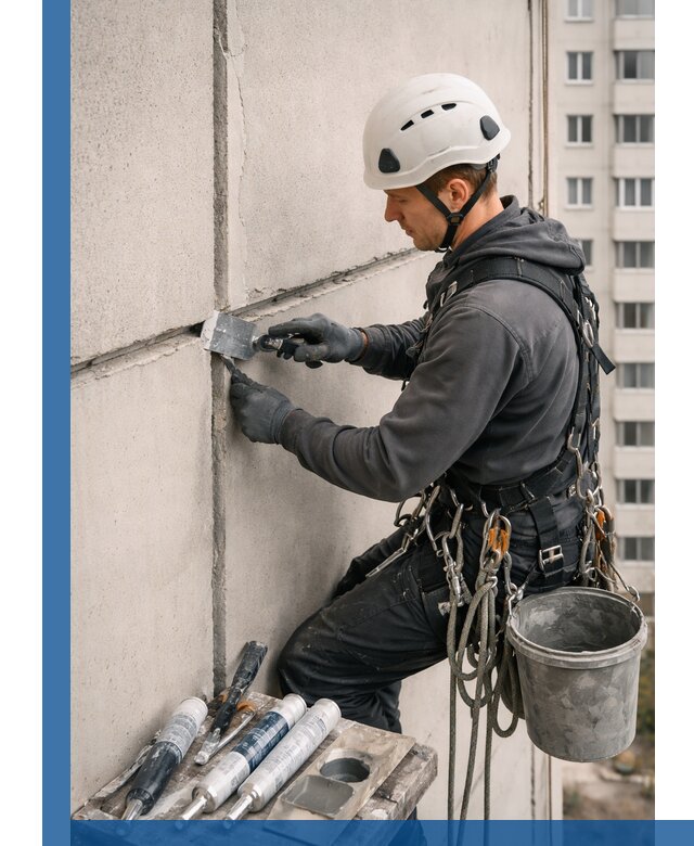 Ремонт межпанельных швов в Тайшете герметизация и восстановление