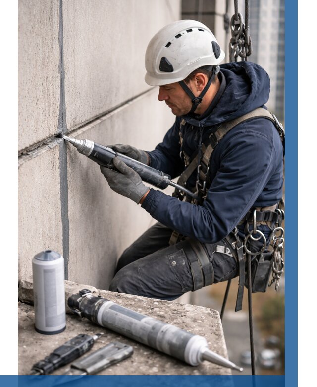 Вторичная герметизация швов в Тайшете от 467 р. | ВЫСОТНИК-Тшт