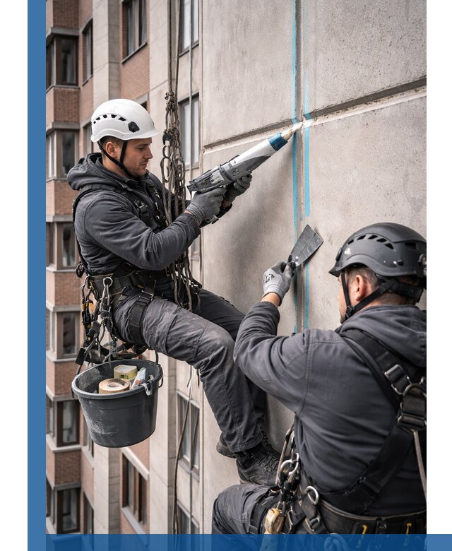 Вторичная герметизация швов фасада и кровли в Тайшете