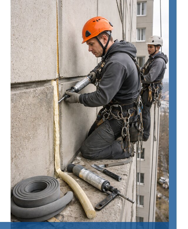 Теплый шов межпанельные швы в Тайшете от 727 р. | ВЫСОТНИК-Тшт