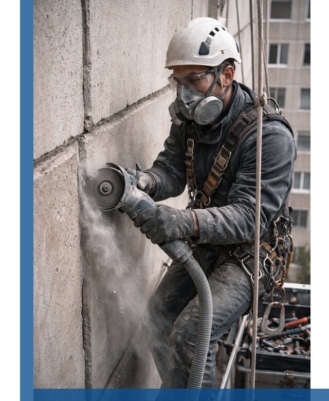 Штробление межпанельных швов в Тайшете качественно и быстро