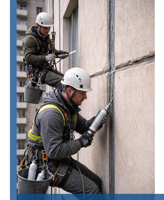 Герметизация деформационных швов фасада в Тайшете качественно