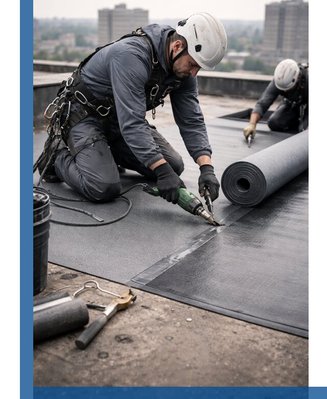 Ремонт мягкой кровли в Тайшете с выездом промальпинистов