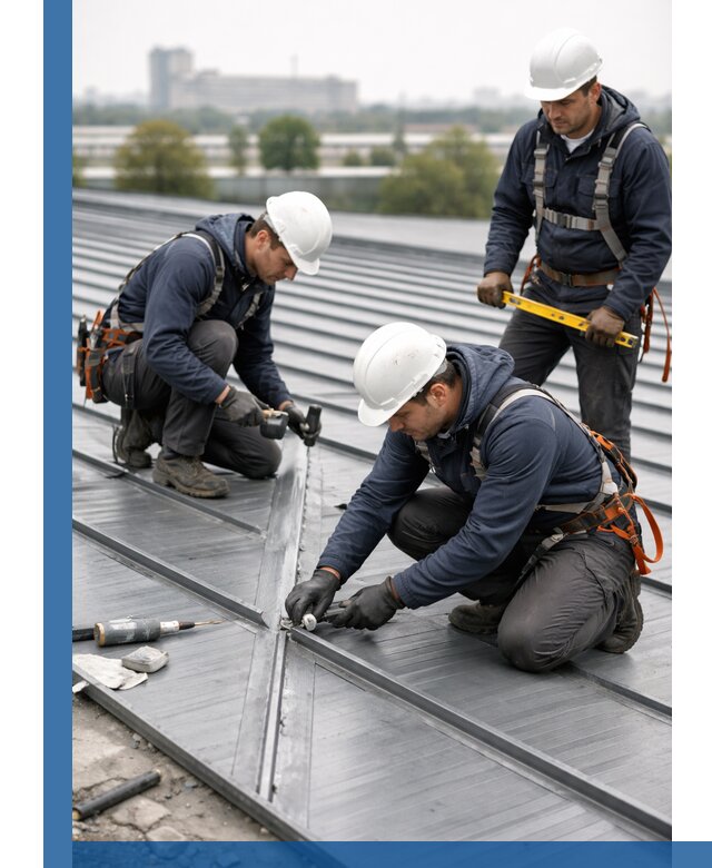 Ремонт фальцевой кровли в Тайшете срочно и качественно