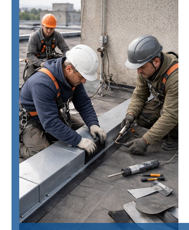 Ремонт кровельных примыканий в Тайшете профессионально