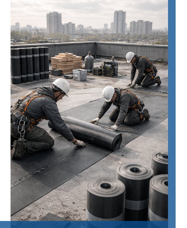 Монтаж мягкой кровли под ключ в Тайшете от 467 р. | ВЫСОТНИК-Тшт