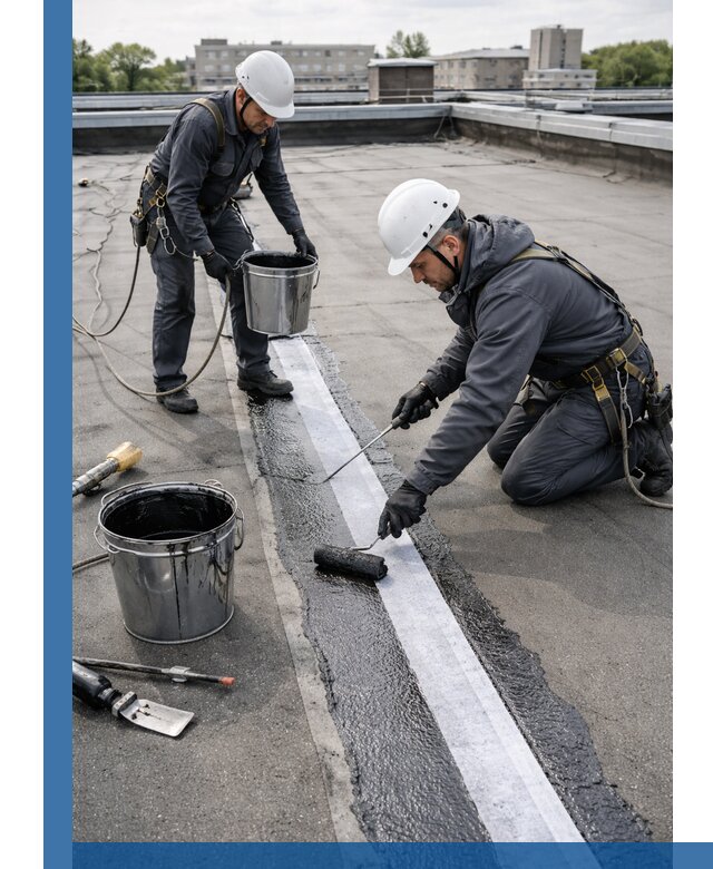 Гидроизоляция кровли мастикой в Тайшете надежная защита