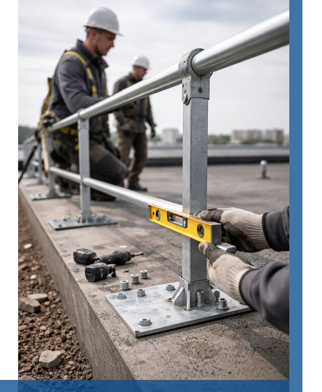 Монтаж кровельного ограждения в Тайшете от 1246 р. | ВЫСОТНИК-Тшт