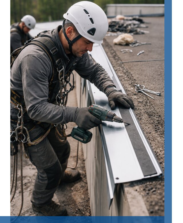 Монтаж капельника на кровле в Тайшете от 312 р. | ВЫСОТНИК-Тшт