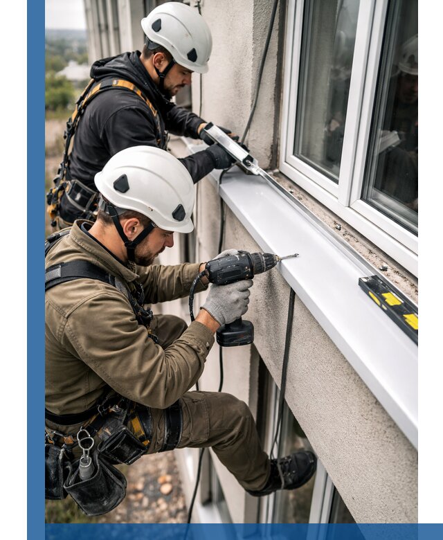 Профессиональный монтаж оконных отливов и отведения воды в Тайшете