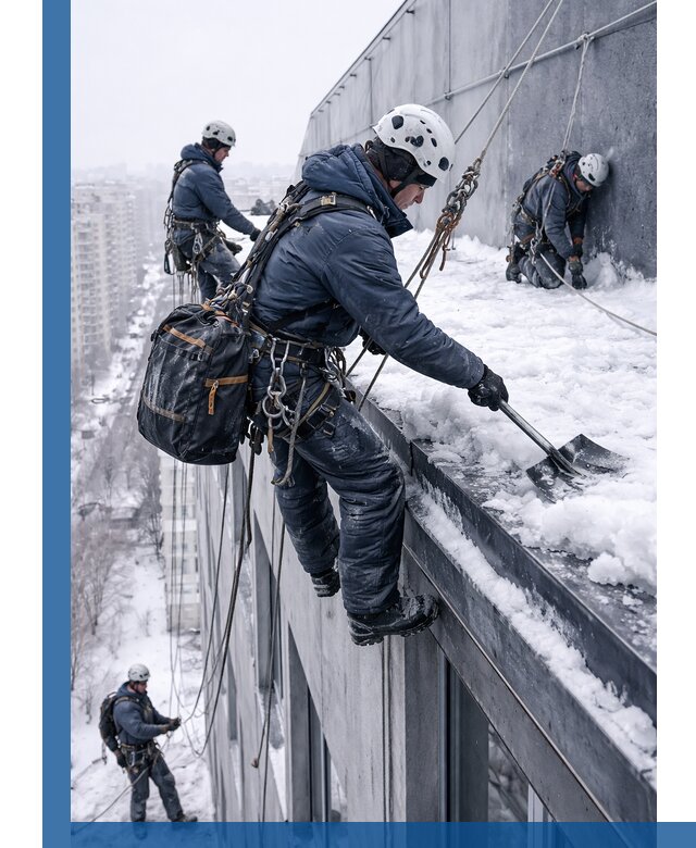 Абонентское обслуживание кровли зимой в Тайшете регулярный уход