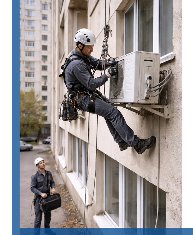 Демонтаж внешнего блока кондиционера в Тайшете профессионально