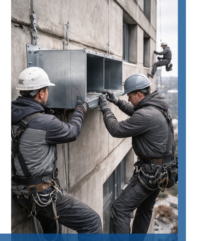 Монтаж вентиляционных коробов в Тайшете от 3116 р. | ВЫСОТНИК-Тшт