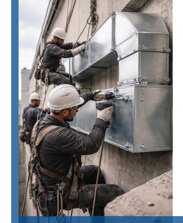 Профессиональный монтаж вентиляционных коробов в Тайшете под ключ