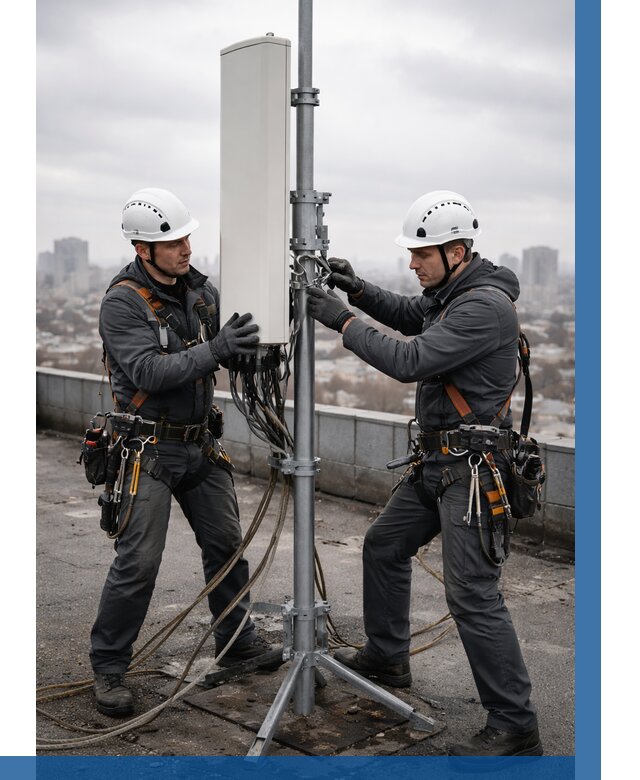 Монтаж антенн связи на крыше в Тайшете от 8827 р. | ВЫСОТНИК-Тшт