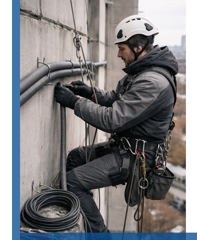 Профессиональный монтаж гофры для кабеля в Тайшете с гарантией