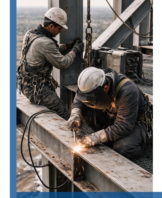 Высотные сварочные работы в Тайшете для промышленных объектов