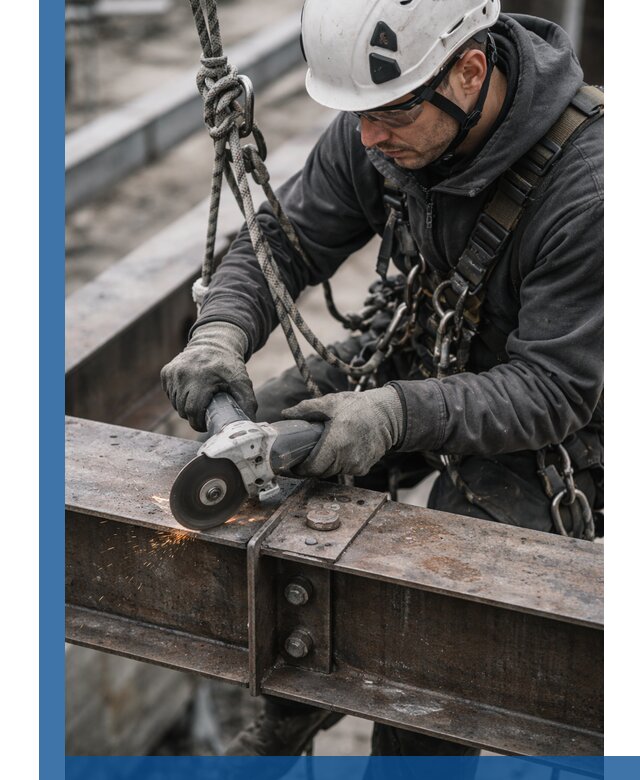 Резка металла на высоте в Тайшете для зданий и конструкций