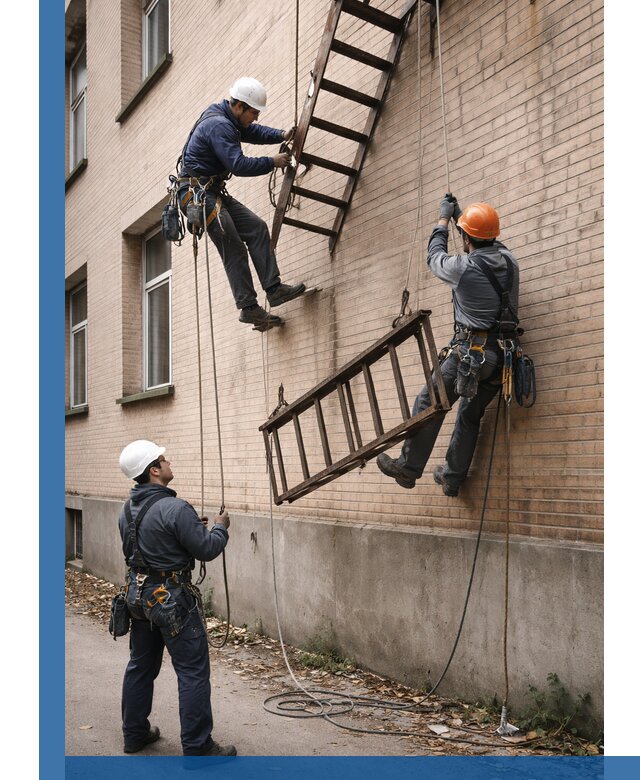 Демонтаж пожарной лестницы в Тайшете быстро и безопасно