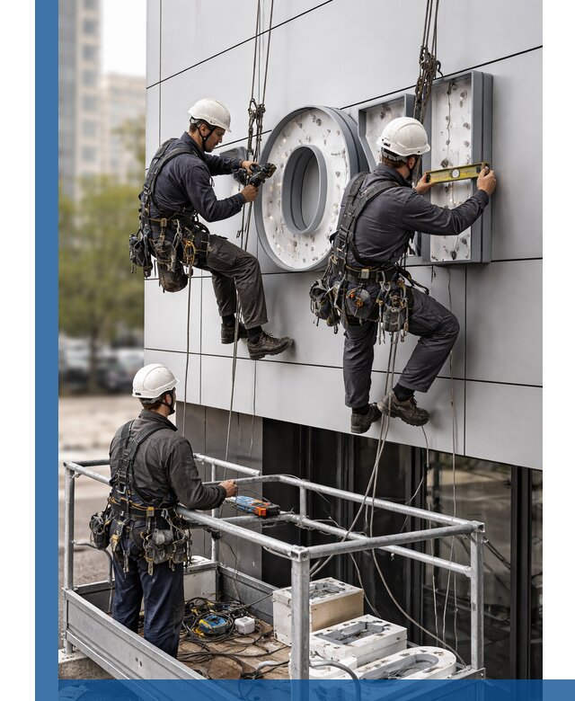 Профессиональный монтаж световых букв в Тайшете под ключ