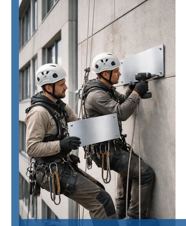 Монтаж табличек и указателей в Тайшете для зданий и сооружений