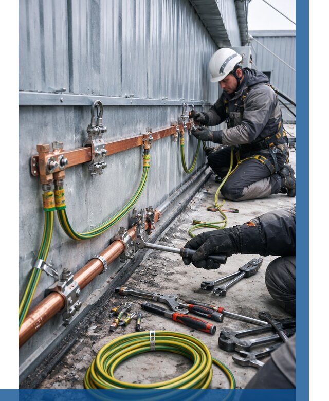 Монтаж заземления здания в Тайшете от 25963 р. | ВЫСОТНИК-Тшт