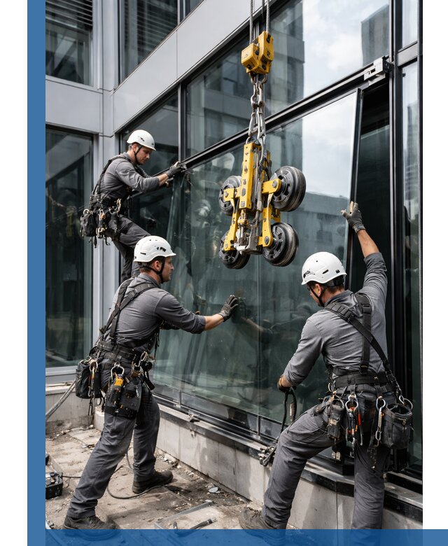 Структурное остекление фасадов в Тайшете монтаж и обслуживание