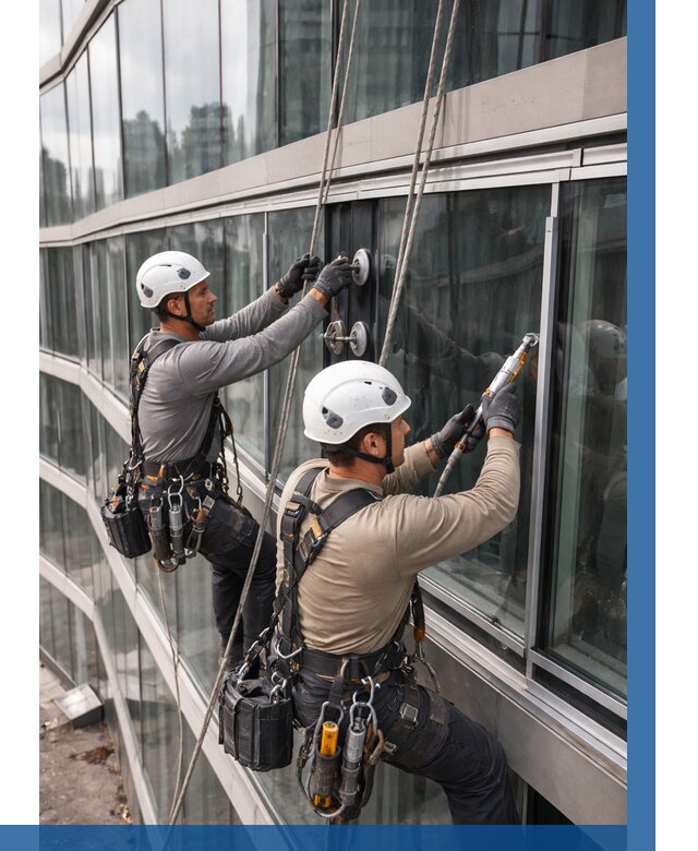 Радиусное остекление фасада в Тайшете от 12462 р. | ВЫСОТНИК-Тшт