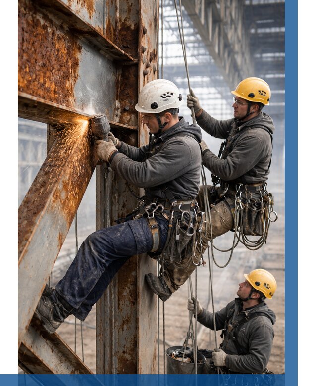 Зачистка металла от ржавчины в Тайшете от 363 р. | ВЫСОТНИК-Тшт