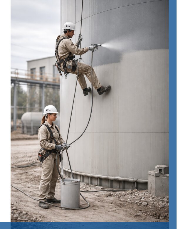 Покраска резервуаров в Тайшете от 1246 р. | ВЫСОТНИК-Тшт — заказать