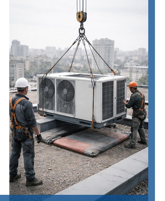 Подъем груза на крышу в Тайшете от 5193 р. | ВЫСОТНИК-Тшт заказать