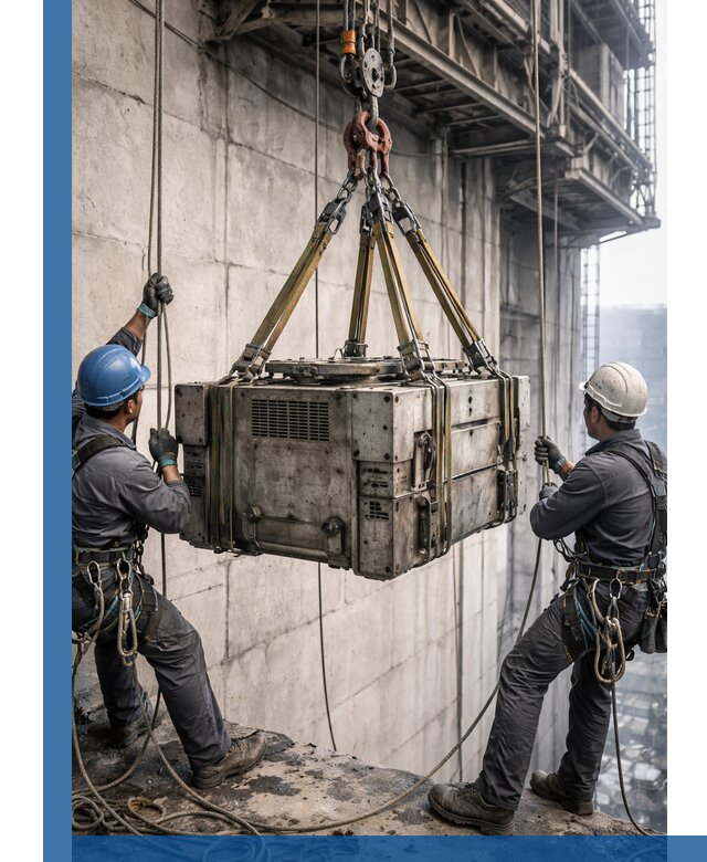 Такелажные работы на высоте, подъем и монтаж грузов в Тайшете