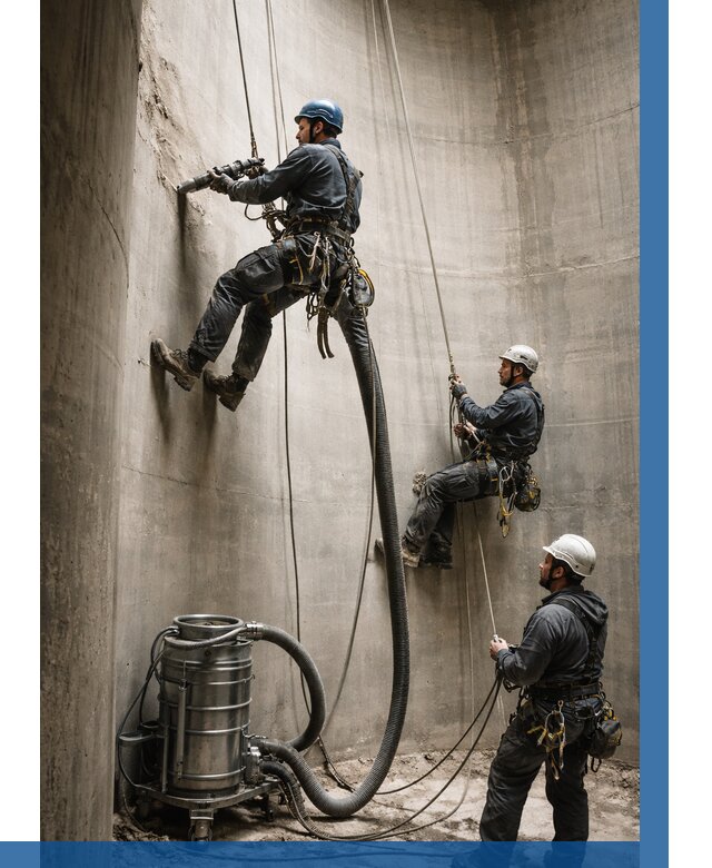 Зачистка силосов в Тайшете от 4673 р. Договор и смета ВЫСОТНИК-Тшт