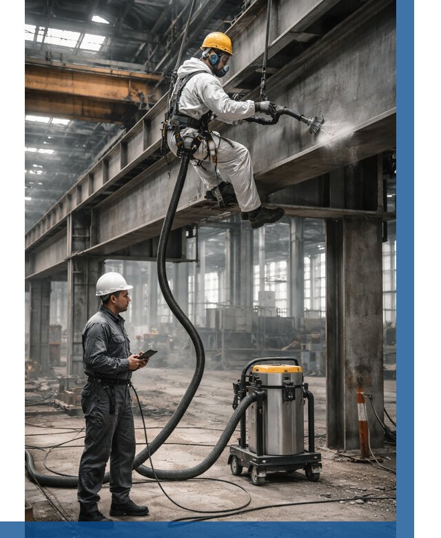 Обеспыливание конструкций в цехе в Тайшете от 4362 р. | ВЫСОТНИК-Тшт