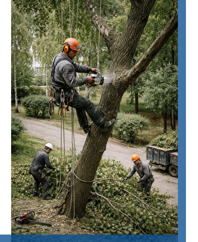 Кронирование деревьев в Тайшете от 6750 р. | ВЫСОТНИК-Тшт